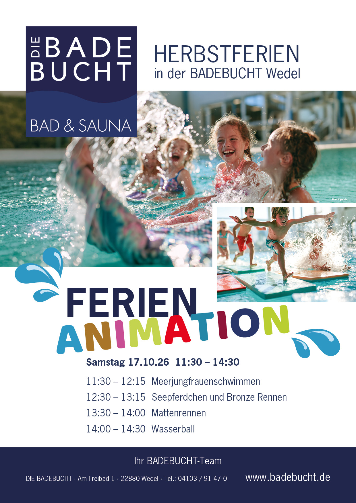 Aqua-Fit-Kurse in den SH-Herbstferien